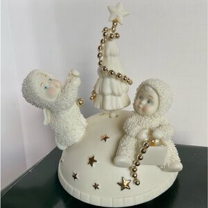 Department 56 Snowbabies Christmas Music Box 2003
